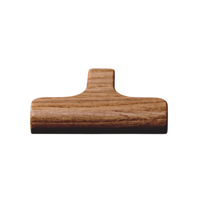 Buton pentru mobila Hinoki Wood, finisaj nuc, 60x36.7 mm [2]