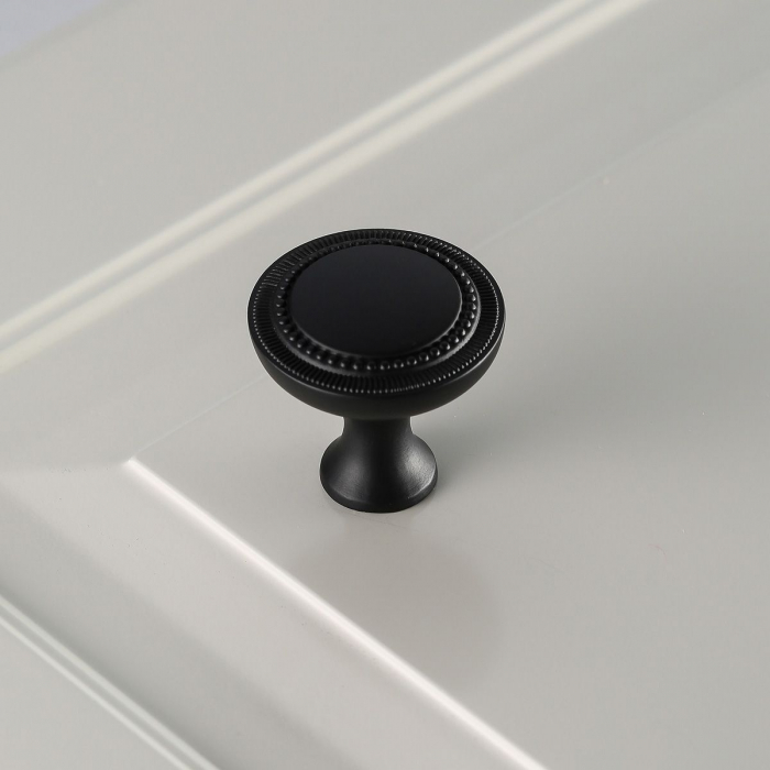 Buton pentru mobila Imperia, finisaj negru mat GT, D:31.5 mm [2]