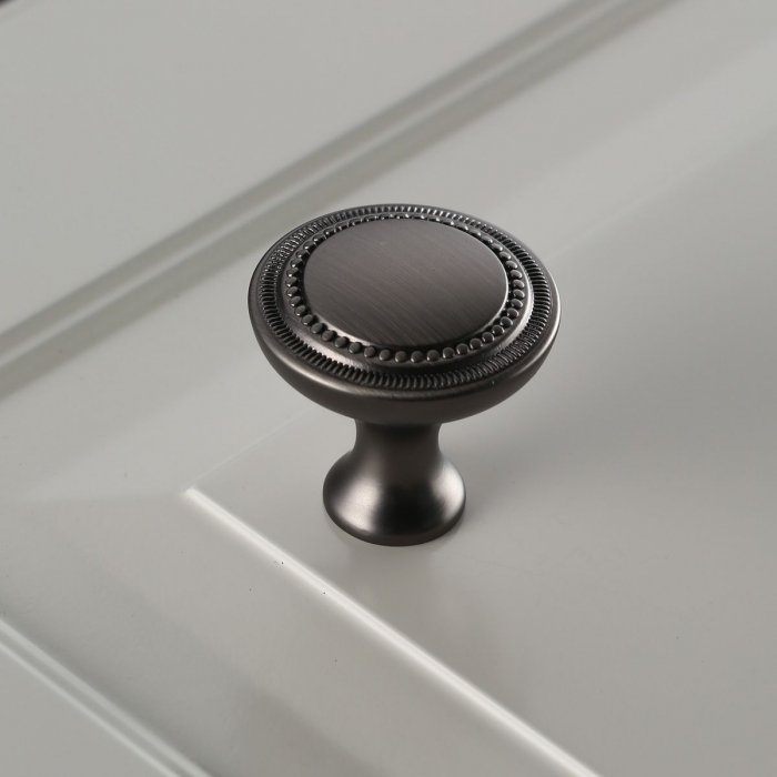 Buton pentru mobila Imperia, finisaj titan periat GT, D:31.5 mm [2]