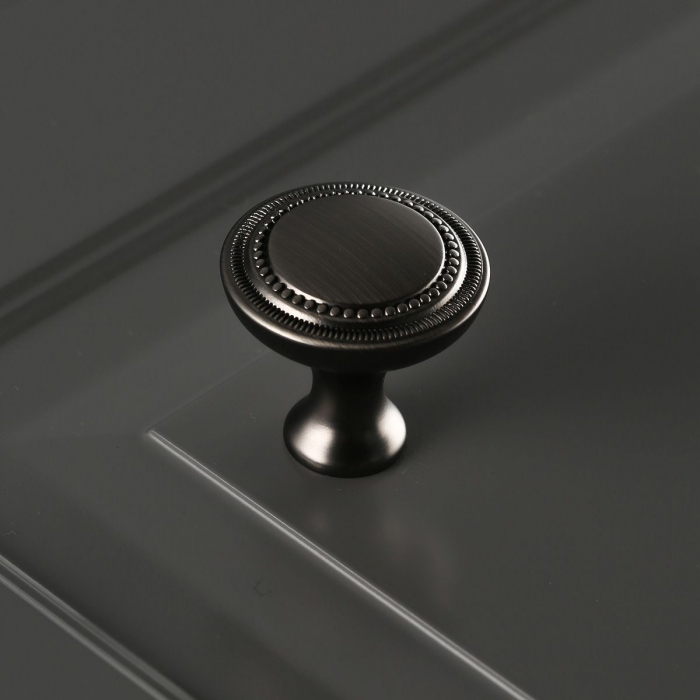 Buton pentru mobila Imperia, finisaj titan periat GT, D:31.5 mm [3]