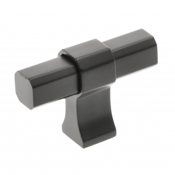 Buton pentru mobila Imperial, finisaj negru mat GT, 50x16x34 mm [1]
