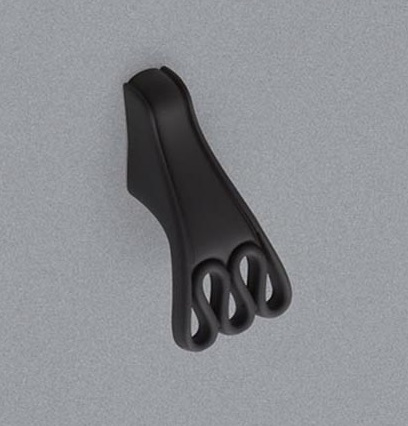 Buton pentru mobila Jade, finisaj negru mat CB, 16 mm [3]