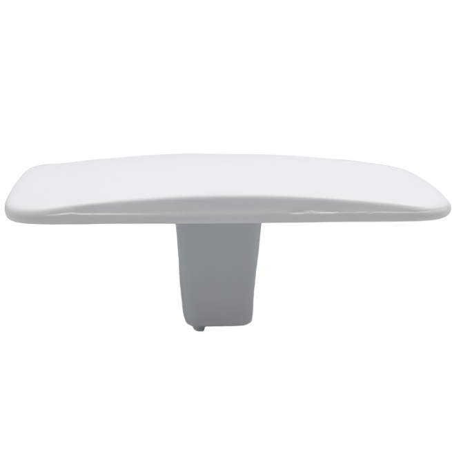 Buton pentru mobila Jose, finisaj alb, 47x47 mm [2]