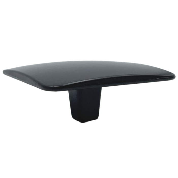 Buton pentru mobila Jose, finisaj negru grafit, 47x47 mm [1]