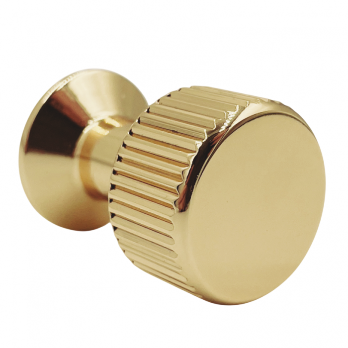 Buton pentru mobila Kadir, finisaj aur lacuit CB, Ø:22 mm [3]