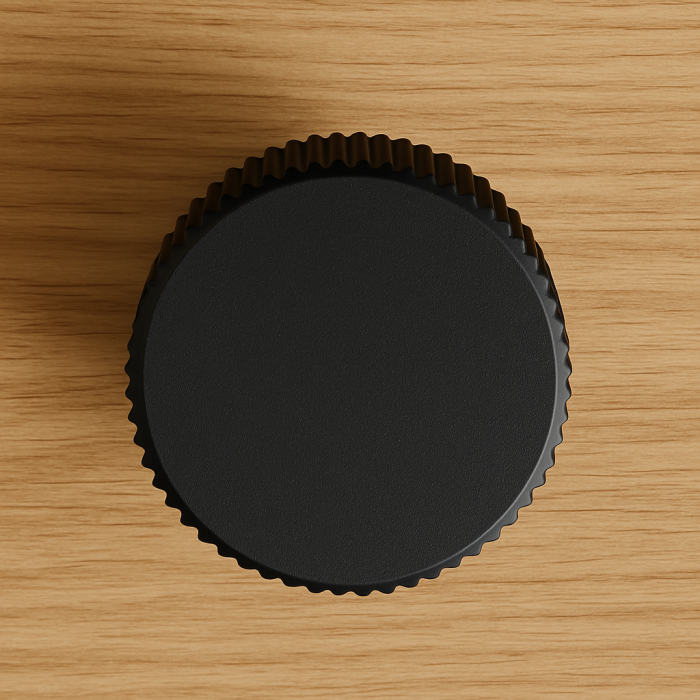 Buton pentru mobila Kadir, finisaj negru mat CB, Ø:22 mm [5]