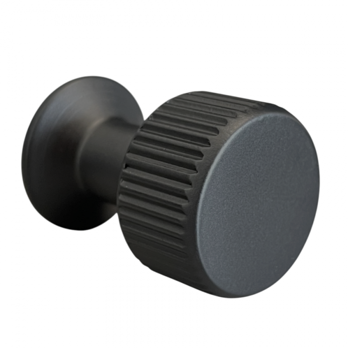 Buton pentru mobila Kadir, finisaj negru mat CB, Ø:22 mm [3]