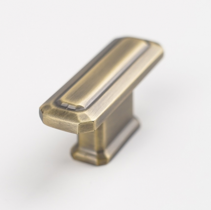 Buton pentru mobila King, finisaj alama antichizata periata CB, 16 mm [3]