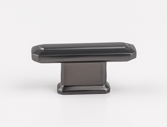 Buton pentru mobila King, finisaj negru gun metal CB, 16 mm [4]