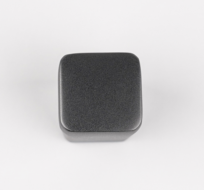 Buton pentru mobila Leta, finisaj negru gun metal CB, 25 mm [2]