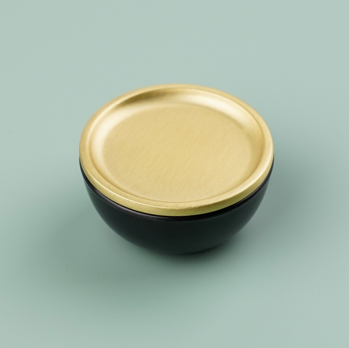 Buton pentru mobila Lexi, finisaj alama satin CB, Ø:50 mm [5]