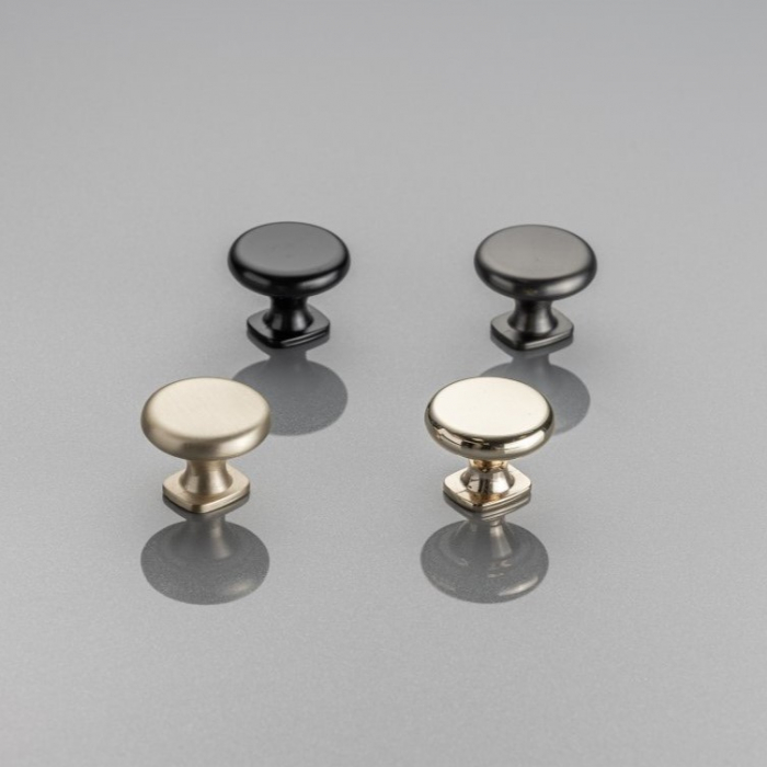 Buton pentru mobila Lorena, finisaj antracit periat GT, D:33 mm [4]
