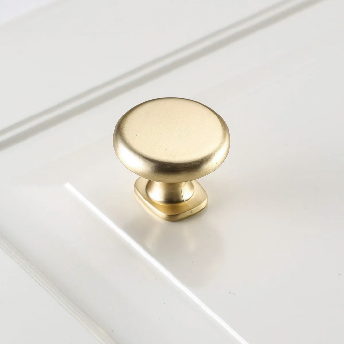 Buton pentru mobila Lorena, finisaj auriu periat GT, D:33 mm [2]