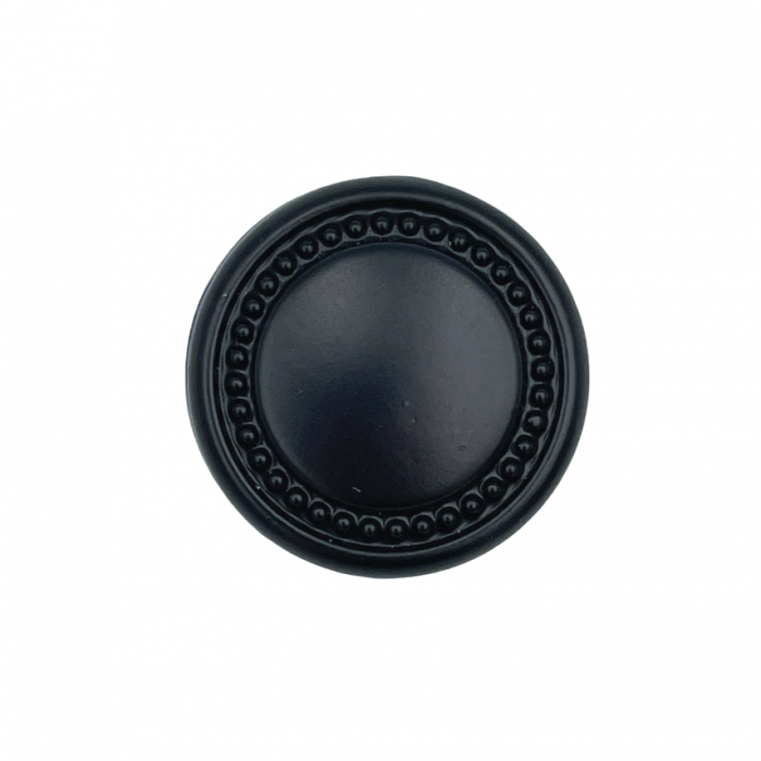 Buton pentru mobila Louis, finisaj negru, D:25 mm [3]