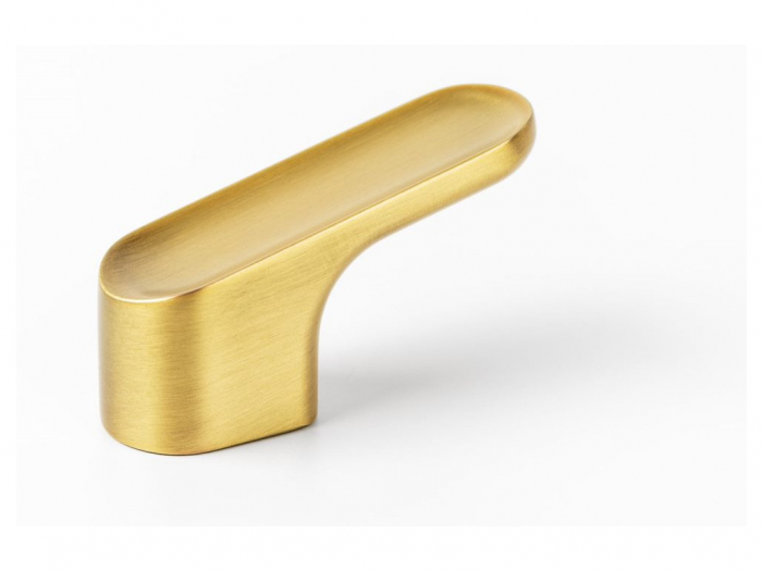 Buton pentru mobila Luv, finisaj alama, L 51.2 mm [4]
