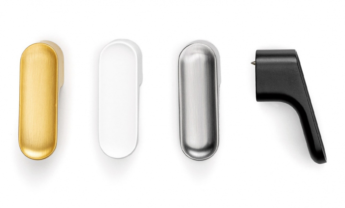 Buton pentru mobila Luv, finisaj alama, L 51.2 mm [2]