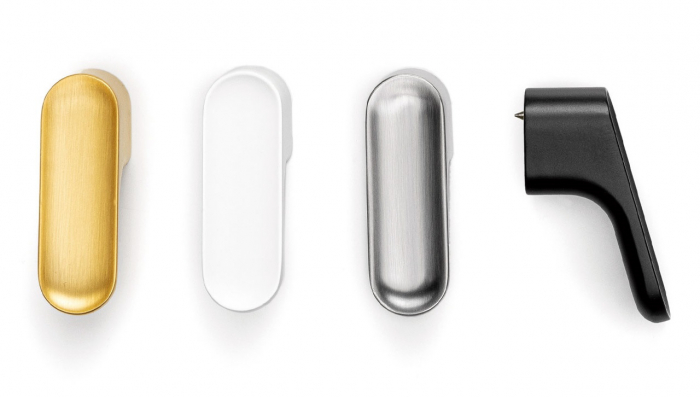 Buton pentru mobila Luv, finisaj alb mat, L 51.2 mm [3]