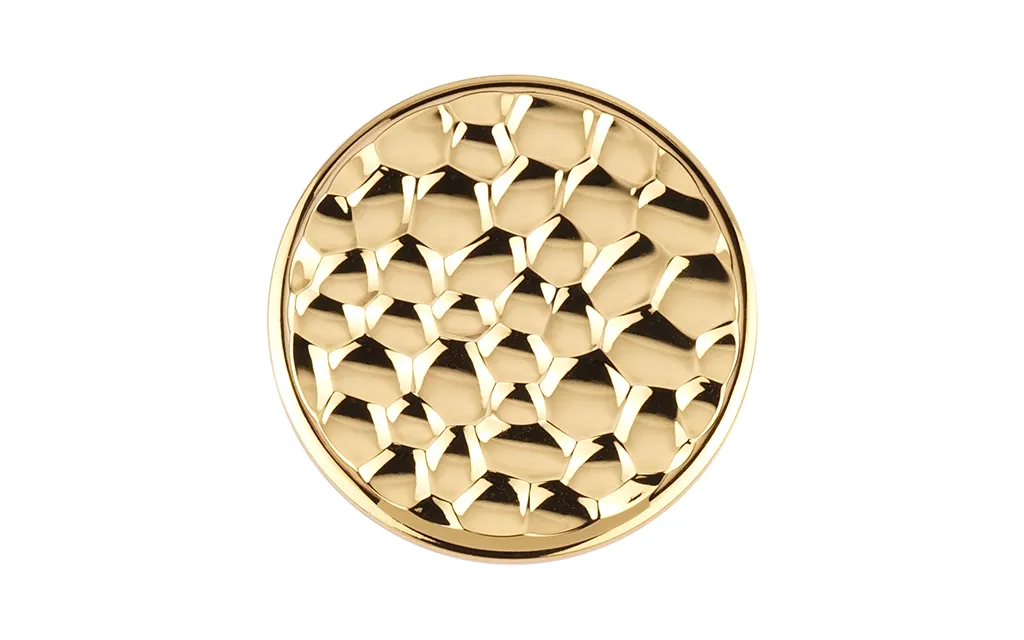 Buton pentru mobila Melis, finisaj aur lacuit CB, 16 mm [2]