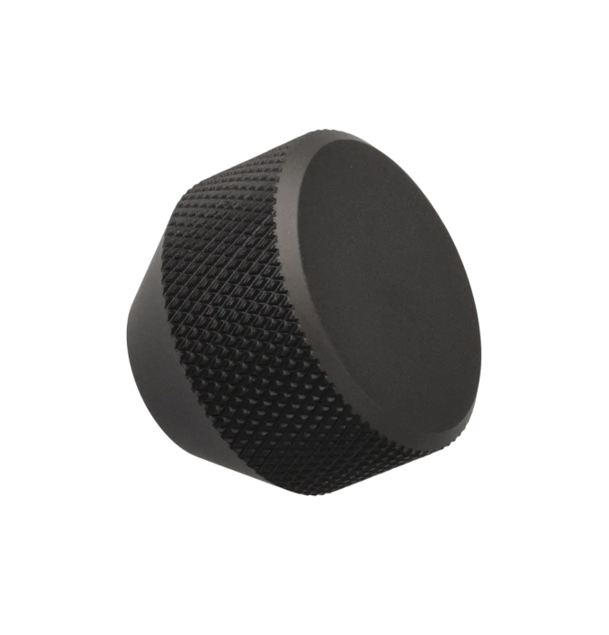 Buton pentru mobila Mesh, finisaj negru mat anodizat, D:26 mm [2]