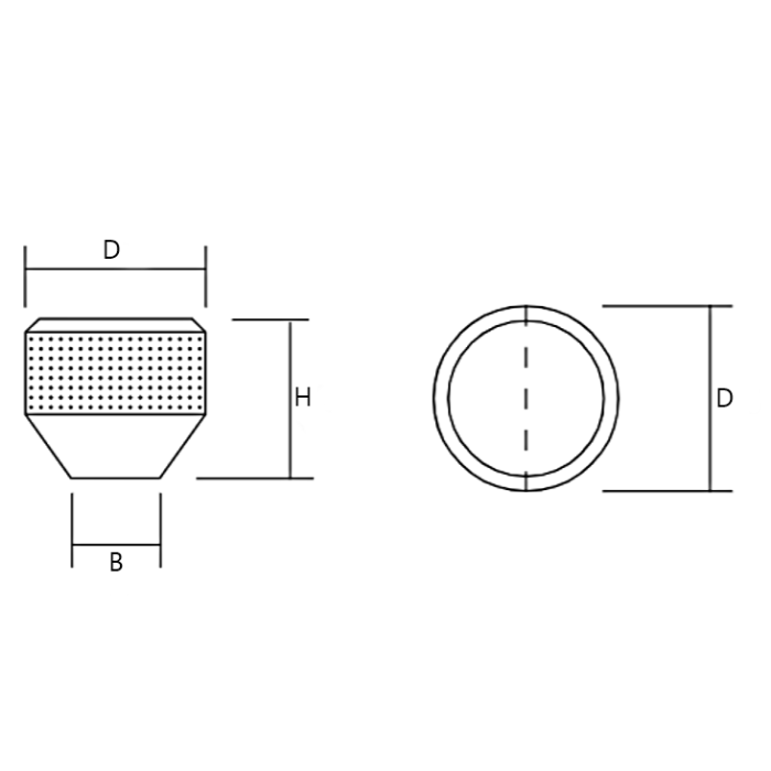 Buton pentru mobila Mesh, finisaj nichel periat anodizat, D:36 mm [3]
