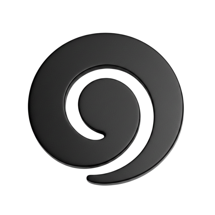 Buton pentru mobila Nemesio, finisaj negru cobalt, D:40 mm [2]