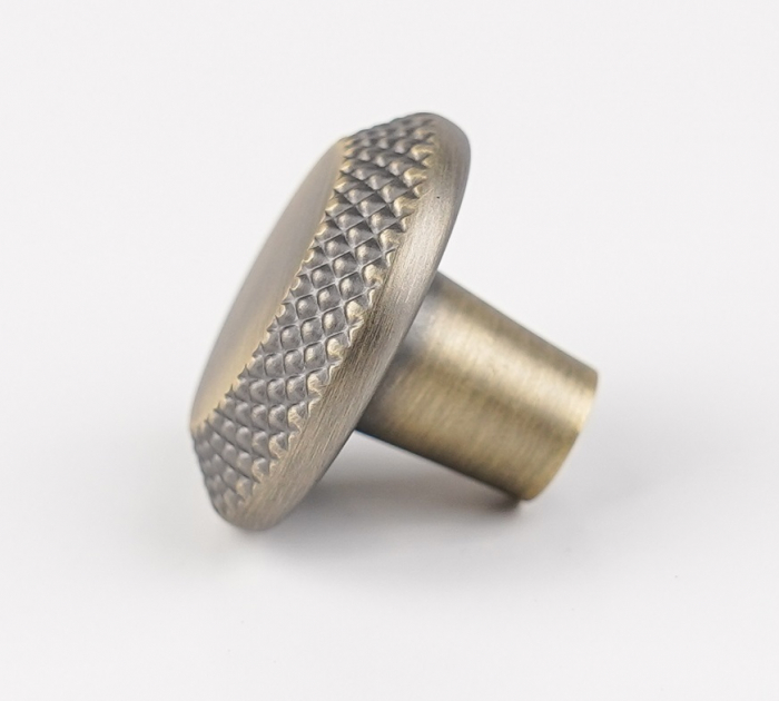 Buton pentru mobila Nola, finisaj alama antichizata periata CB, Ø:30 mm [3]
