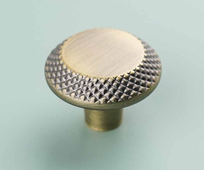 Buton pentru mobila Nola, finisaj alama antichizata periata CB, Ø:30 mm [5]