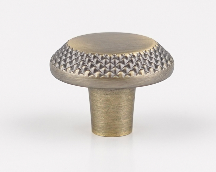 Buton pentru mobila Nola, finisaj alama antichizata periata CB, Ø:30 mm [4]