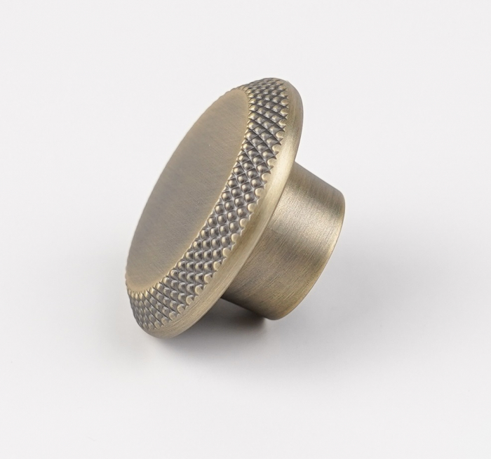 Buton pentru mobila Nola, finisaj alama antichizata periata CB, Ø:45 mm [3]