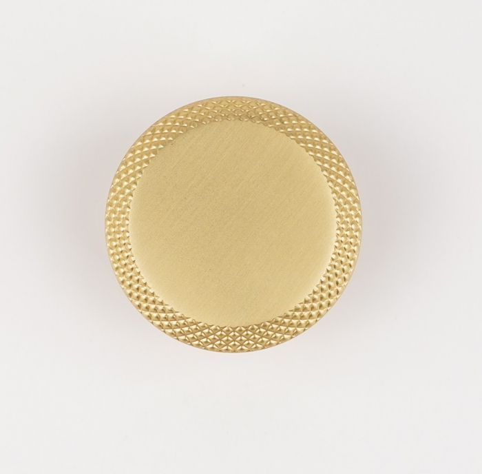 Buton pentru mobila Nola, finisaj alama satin CB, Ø:45 mm [2]
