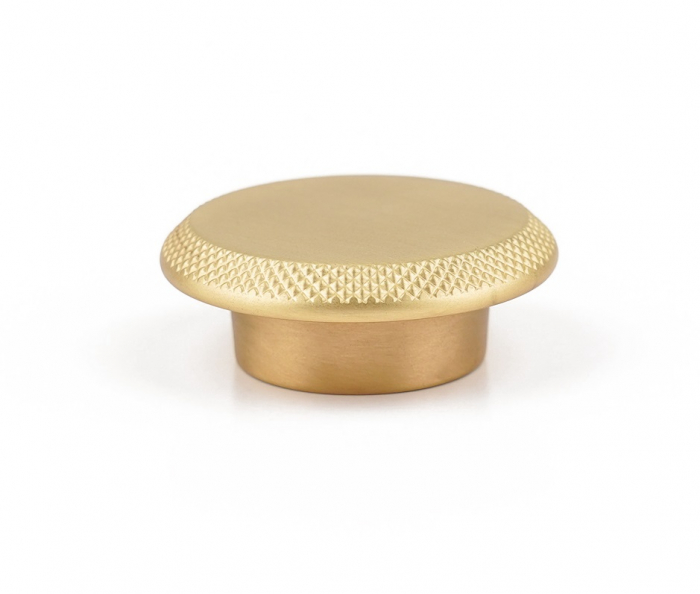 Buton pentru mobila Nola, finisaj alama satin CB, Ø:60 mm [4]