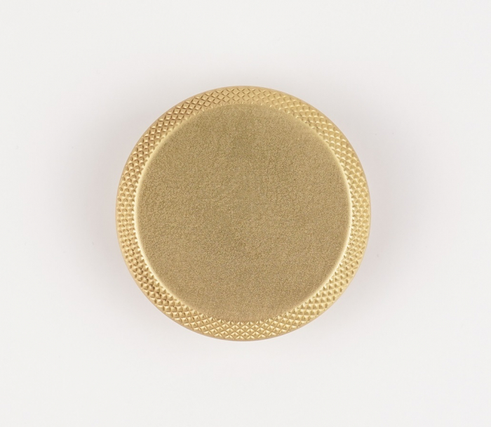 Buton pentru mobila Nola, finisaj alama satin CB, Ø:60 mm [2]