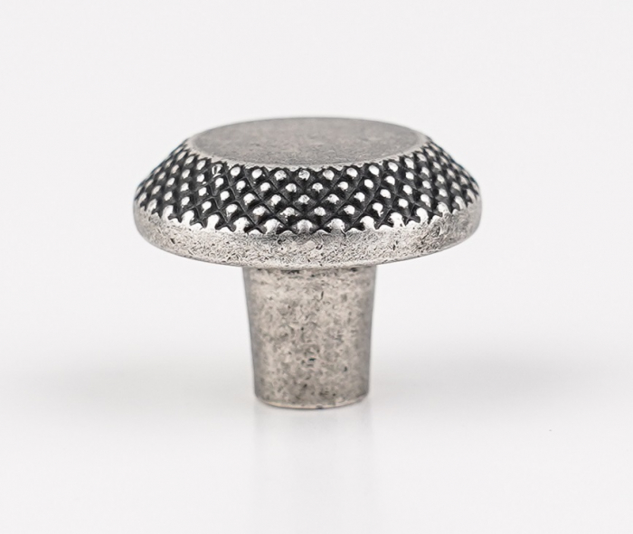 Buton pentru mobila Nola, finisaj argint antichizat CB, Ø:30 mm [4]