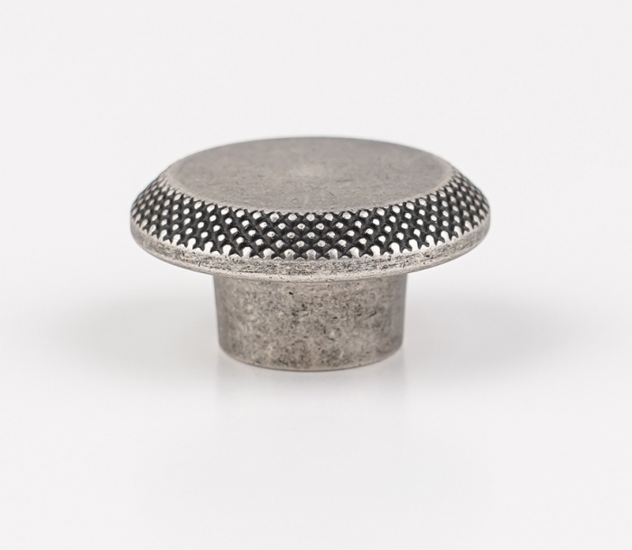 Buton pentru mobila Nola, finisaj argint antichizat CB, Ø:45 mm [4]