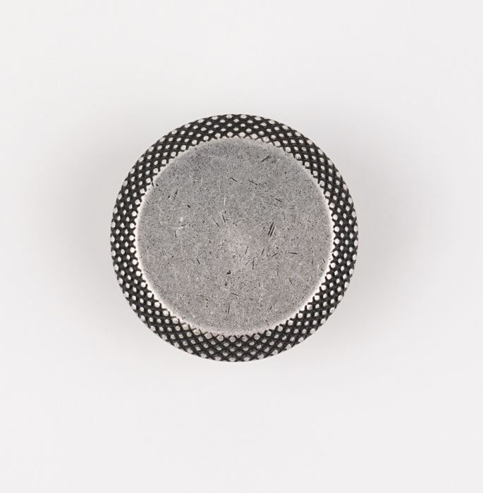 Buton pentru mobila Nola, finisaj argint antichizat CB, Ø:45 mm [2]