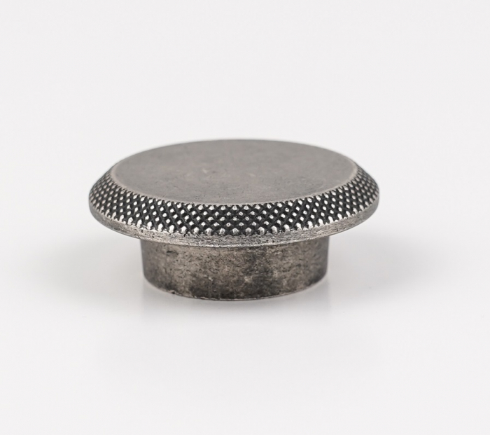 Buton pentru mobila Nola, finisaj argint antichizat CB, Ø:60 mm [4]