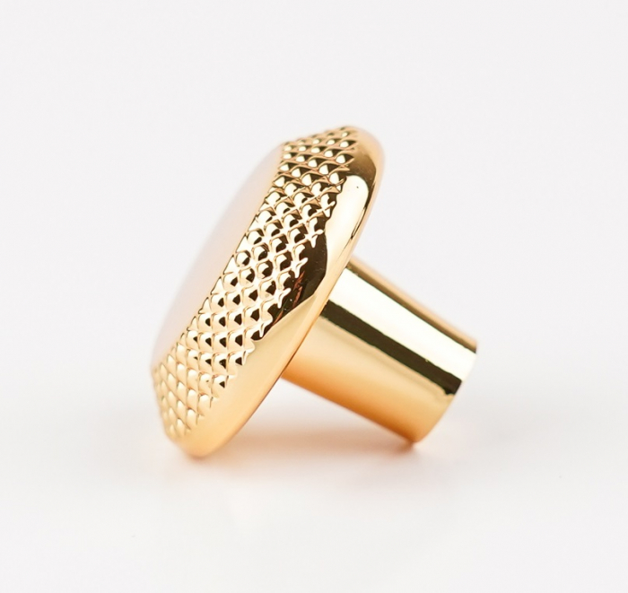 Buton pentru mobila Nola, finisaj aur lacuit CB, Ø:30 mm [3]