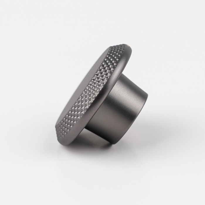Buton pentru mobila Nola, finisaj negru gun metal CB, Ø:45 mm [3]