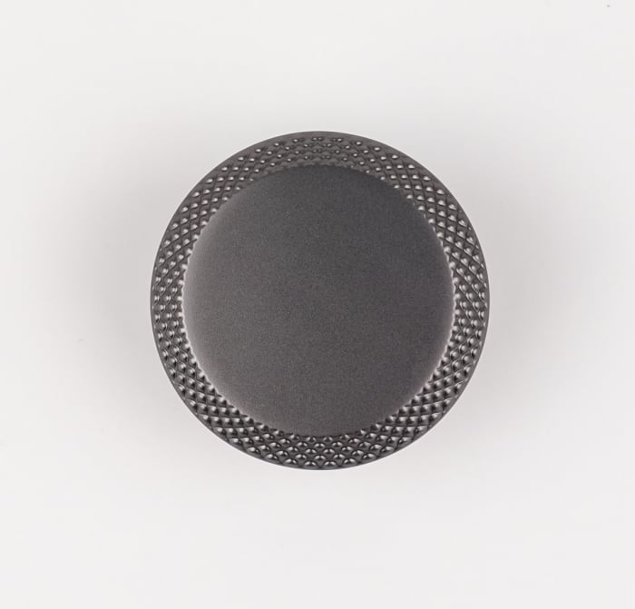 Buton pentru mobila Nola, finisaj negru gun metal CB, Ø:45 mm [2]
