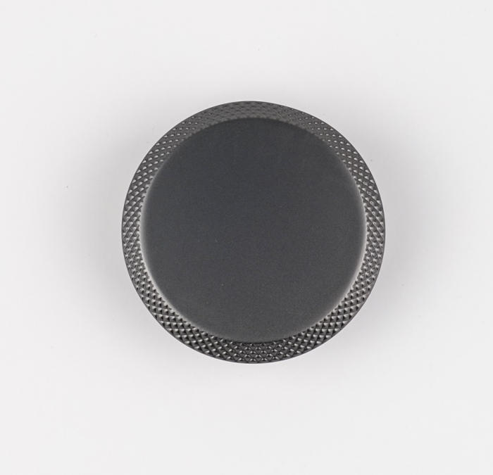 Buton pentru mobila Nola, finisaj negru gun metal CB, Ø:60 mm [2]