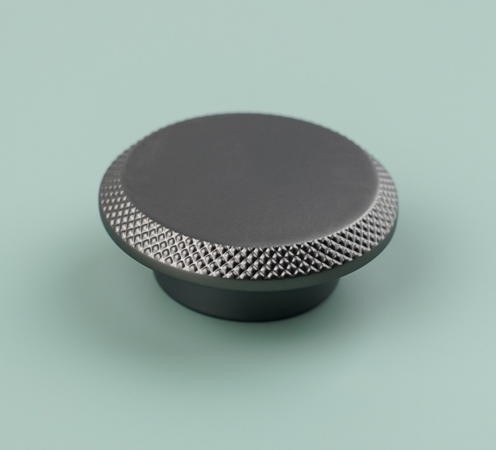 Buton pentru mobila Nola, finisaj negru gun metal CB, Ø:60 mm [5]