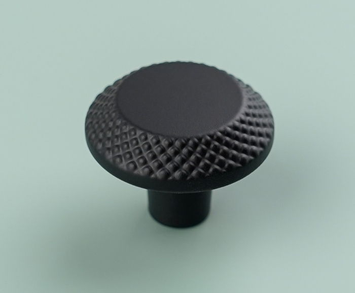 Buton pentru mobila Nola, finisaj negru mat CB, Ø:30 mm [5]
