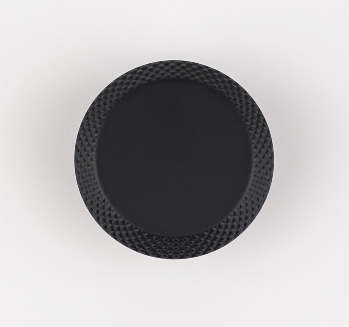 Buton pentru mobila Nola, finisaj negru mat CB, Ø:45 mm [2]
