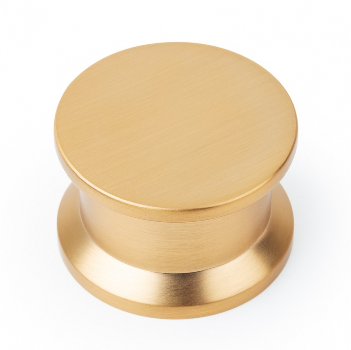 Buton pentru mobila OH! Zamak, finisaj alama cava periata, Ø:40 mm [5]