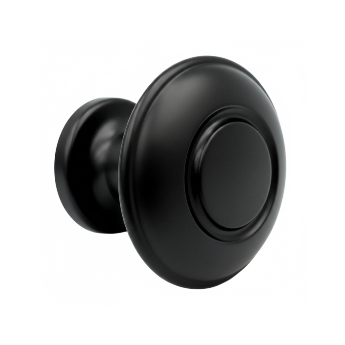 Buton pentru mobila Oren, finisaj negru mat, D:31 mm [3]