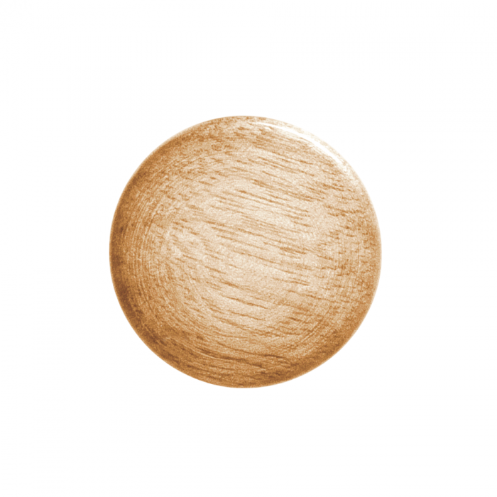 Buton pentru mobila Piece, finisaj stejar, 25.4x35 mm [3]