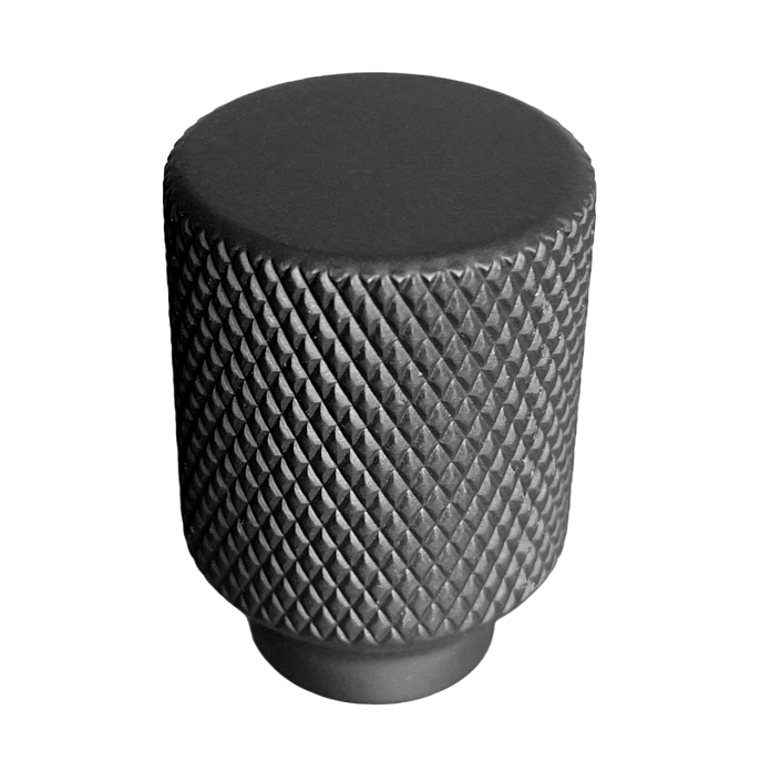 Buton pentru mobila Santino, finisaj negru mat CB, Ø:22 mm [2]