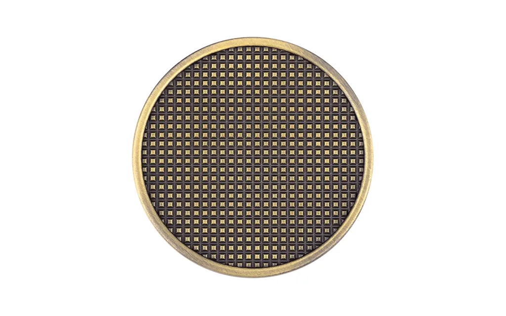 Buton pentru mobila Selin, finisaj alama antichizata periata CB, 16 mm [2]