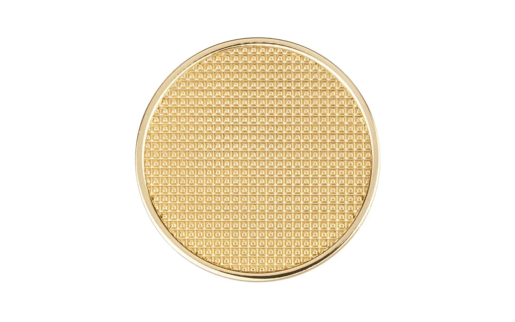 Buton pentru mobila Selin, finisaj aur lacuit CB, 16 mm [2]