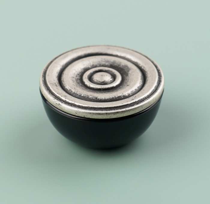 Buton pentru mobila Snail, finisaj argint antichizat CB, Ø:50 mm [5]